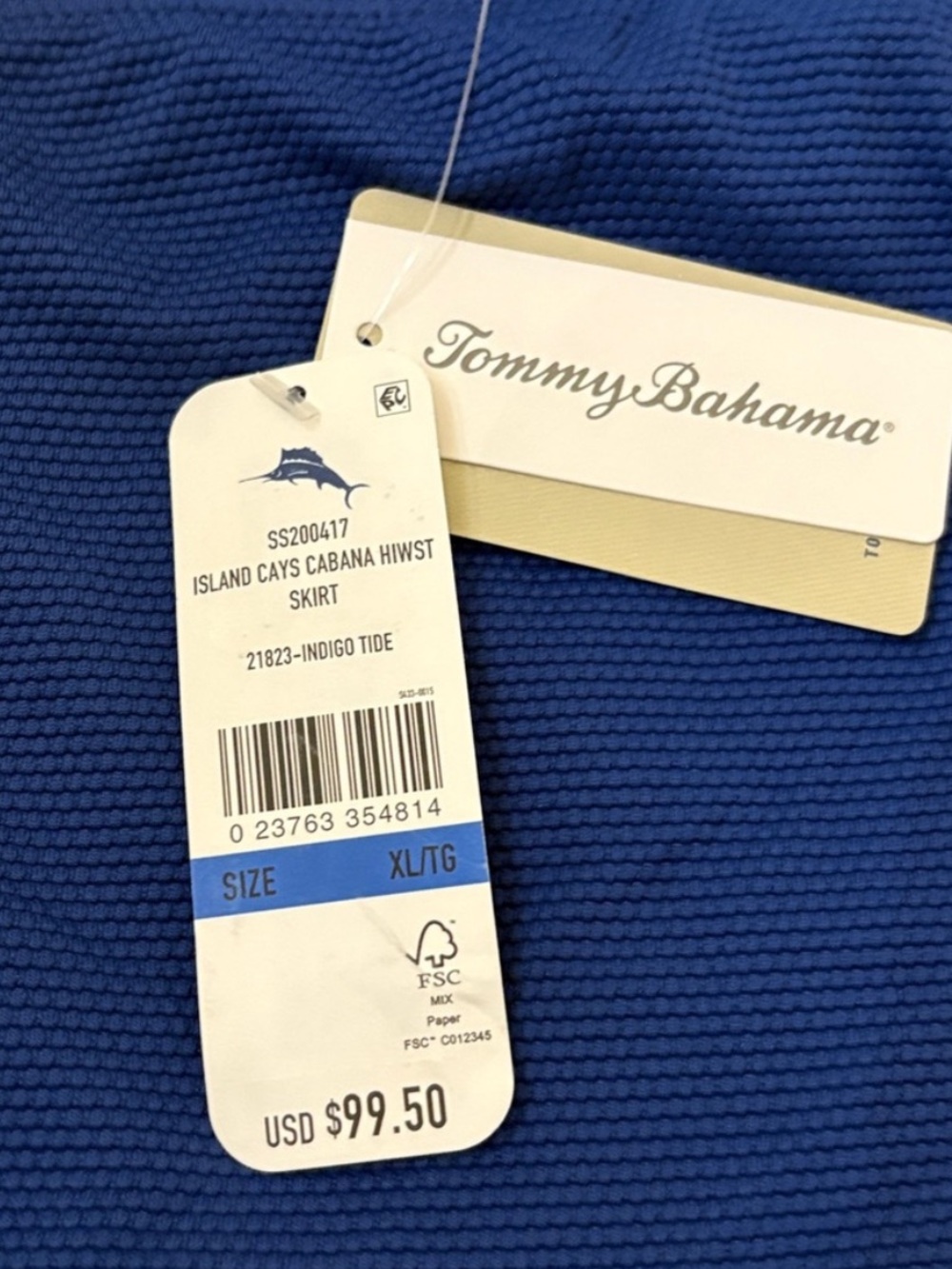 NWT Tommy Bahama Island Cays Cabana Flounce Skirted
Bikini Bottoms - Picture 4 of 6